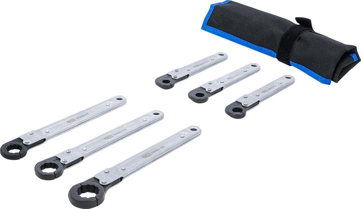 Actual product image BGS Line Ratchet Wrench Set | 6 pcs. (22 mm)