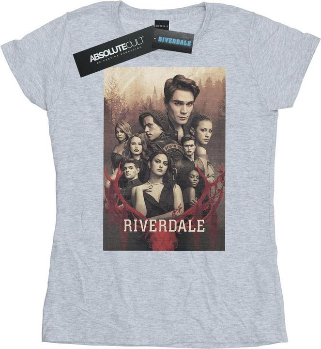 Immagine prodotto Riverdale Stag Skull Maglietta Donna (L)