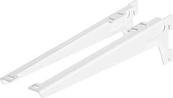 Image du produit Dolle Support angulaire L 280 mm, blanc, 2 pces