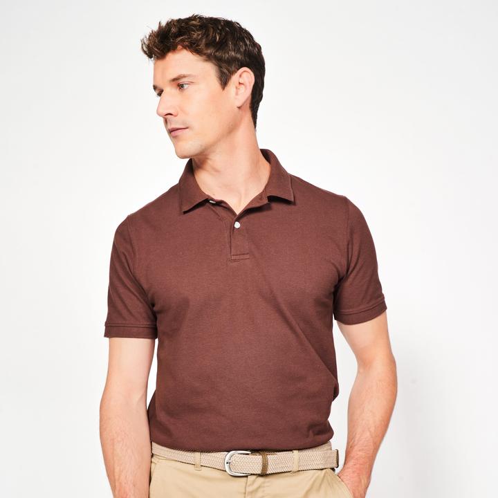 Immagine prodotto Inesis Herren Golf Poloshirt kurzarm Baumwolle - MW500 braun (XL)