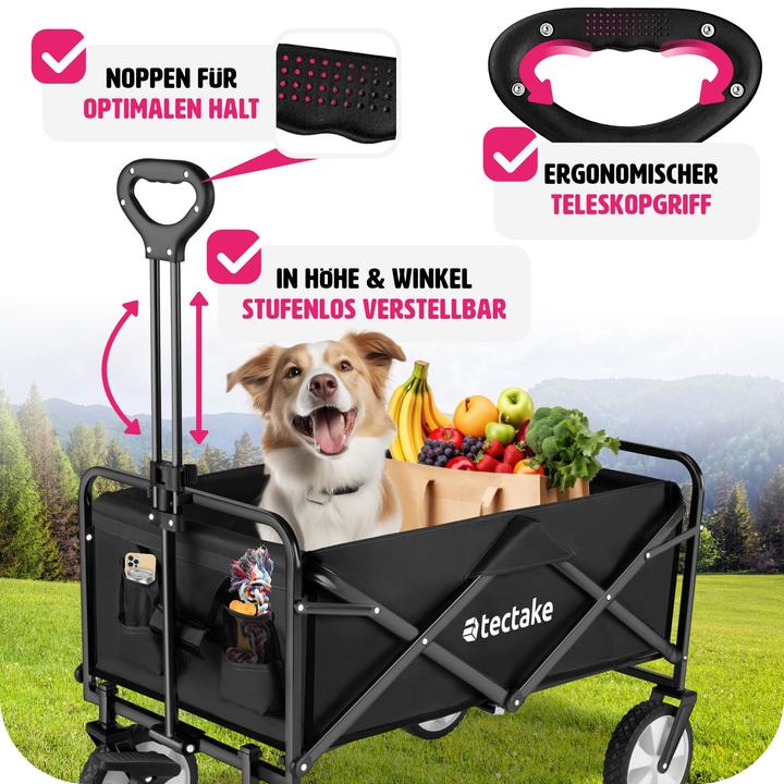 Actual product image tectake Foldable Leon handcart with brakes