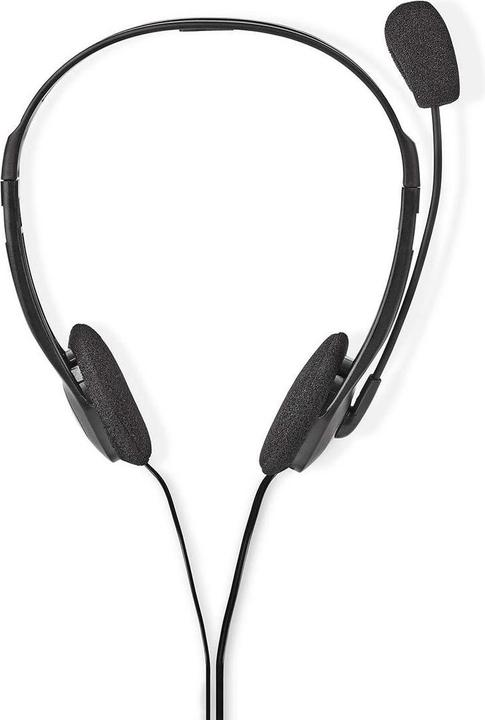 Immagine prodotto Nedis Cuffie per PC, auricolari, 2 spinotti, 3,5 mm, nero