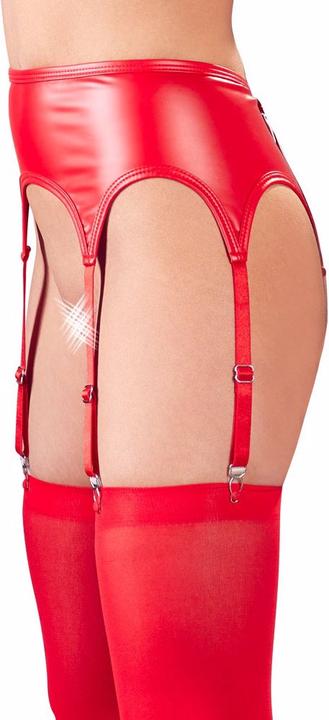 Image du produit No:xqse Porte-jarretelles wetlook avec bas (L)