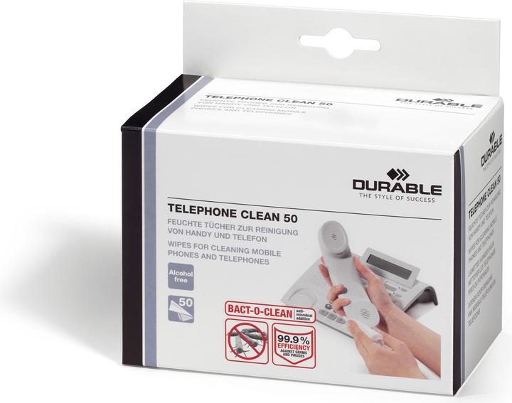 Durable Telephone Clean 50 578502 Reinigungstücher 50 Stück (50 x)