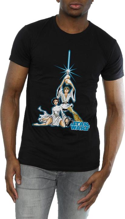 Image du produit Star Wars - T-shirt LUKE AND LEIA CHARACTER - Homme (XL)