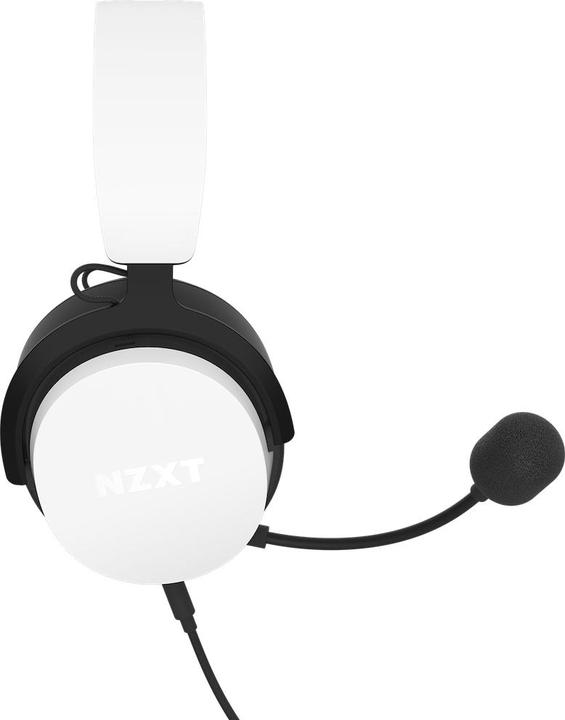 Actual product image MSI NZXT Wired Closed Back Headset 40mm White V2 AP-WCB40-W2 (Cable)