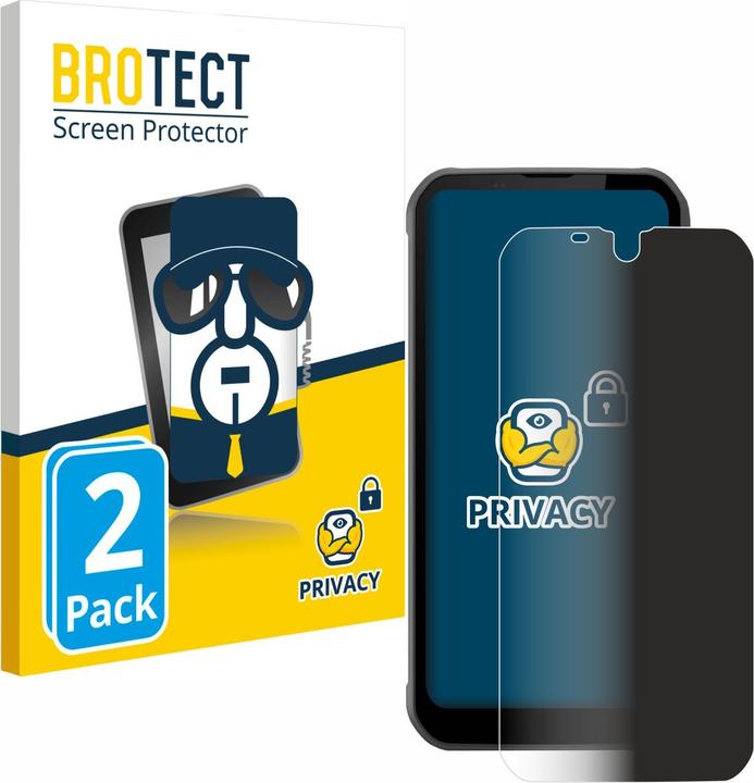 Productafbeelding BROTECT Anti-spionnetje privacyfolie Beschermfolie tegen blauw licht (2 Stuk, Gigaset GX290)