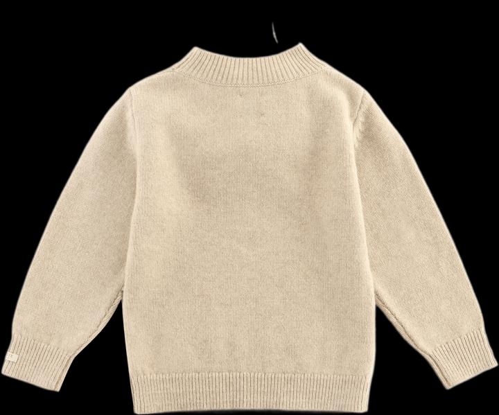 Image du produit Donsje Pull en laine mérinos Denn Ours - Biscotti Melange (5, 6)