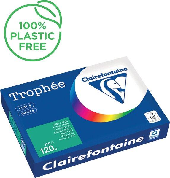 Produktbild Clairefontaine Kopierpapier Trophée tannengrün DIN A4 120 g/m² 250 Blatt (120 g/m²)