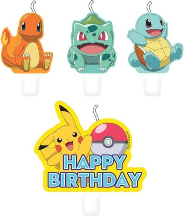 Image du produit Amscan Bougie motif Pokemon (1 x)