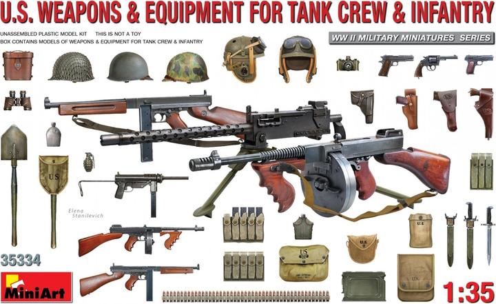 Produktbild Mini art U.S. Weapons & Equipment for Tank Crew & Infantry