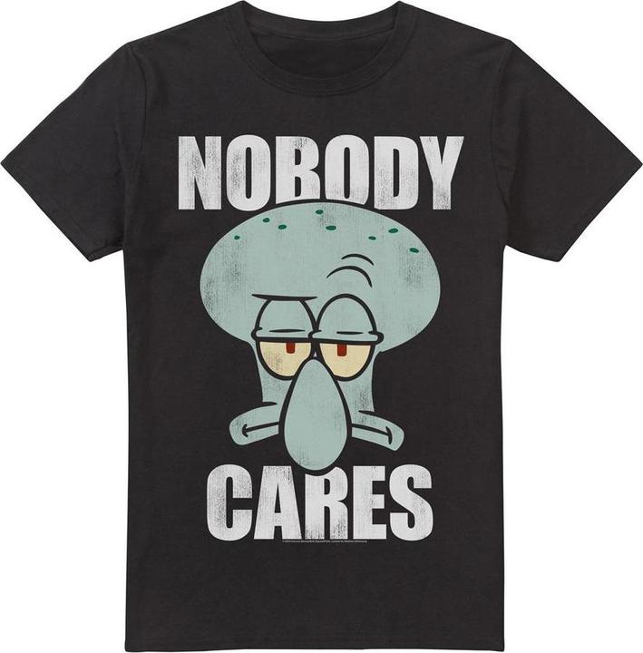 Image du produit Spongebob Squarepants - T-shirt NOBODY CARES MEME - Homme (XL)
