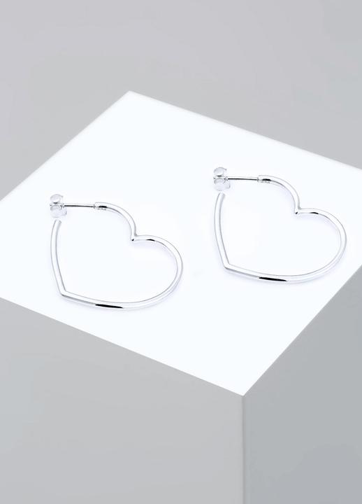 Immagine prodotto Elli Creolen Herz (925 Argento)