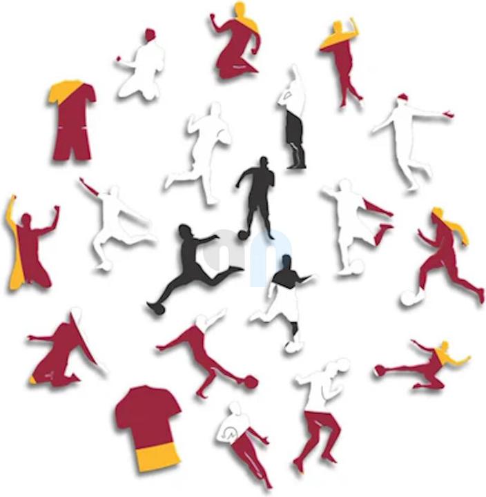 Immagine prodotto Iconic AS Roma - Lupetto Logo - Puzzle in Legno Taglia S (150 Pezzi) (150 pezzi)