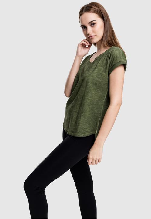 Immagine prodotto Urban Classics Tee lungo da donna a forma di schienale con tintura spray (XS)