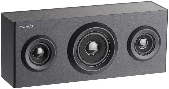 Image du produit Auvisio Enceinte étagère 2.1 en bois avec Bluetooth & subwoofer (1 pièce)