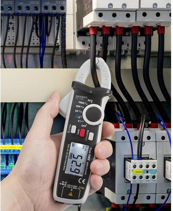Produktbild Voltcraft AC/DC-TrueRMS-Stromzange (CAT II 600V, CAT III 300V)