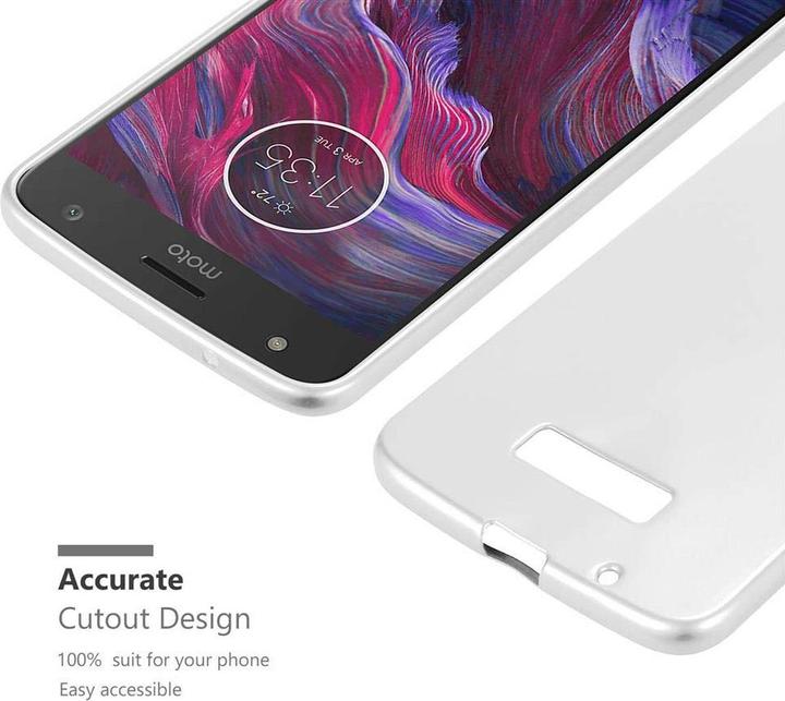 Image du produit Cadorabo Couverture métallique mate TPU (Motorola Moto Z)