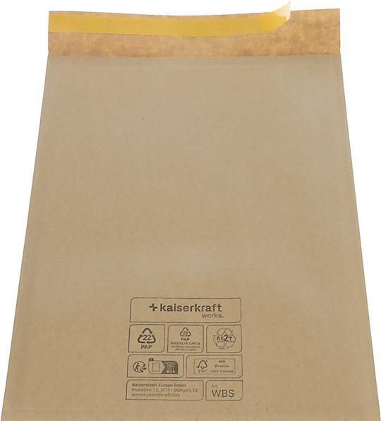 Produktbild kaiserkraft Versandtasche Wavebag™ Strong terra (75 x)