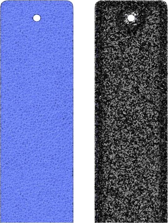 Actual product image Les Georgettes BLEU ARA/Pailletes Métallisées (Leather)