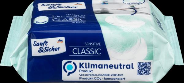 Immagine prodotto dm Sanft&Sicher Carta igienica umida Classic Sensitive (1 x)