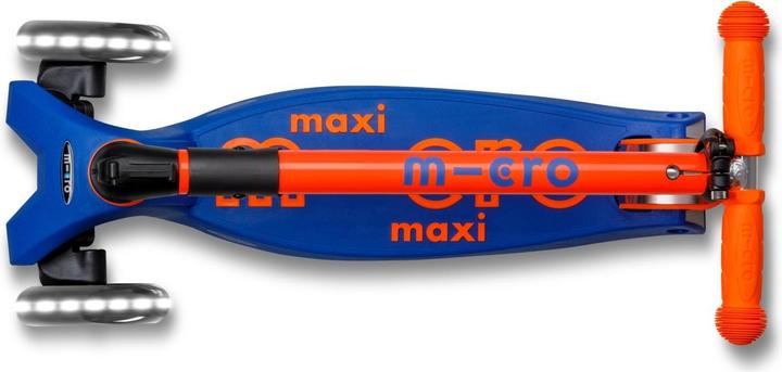 Produktbild Micro Scooter Maxi Deluxe Foldable Neon LED Blaze Orange