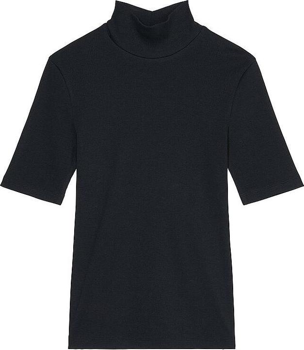 Marc O'Polo Short Sleeve T-Shirt Stand-Up Collar Deep Blue S
