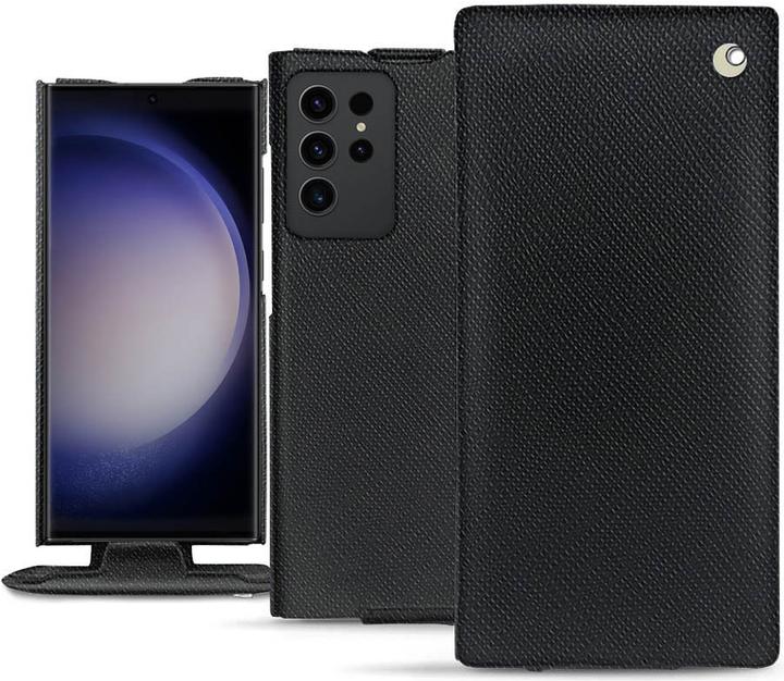 Actual product image Noreve Vertical leather shell (Samsung Galaxy S23 Ultra)