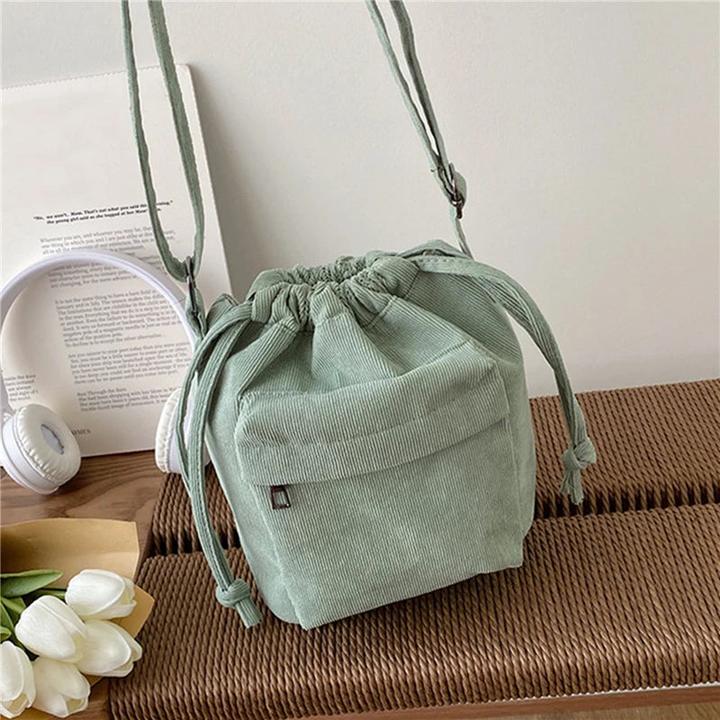 Produktbild Only-Bags.Store Tasche Middle Umhängetasche Drawstring Bucket Bag Casual Light Youth Crossbody Bag