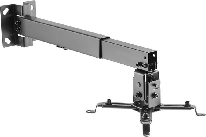Image du produit Wiltec Support pour vidéoprojecteur 20kg Support pour projecteur plafond mur 43-65cm pivotant (Plafond, Mur)