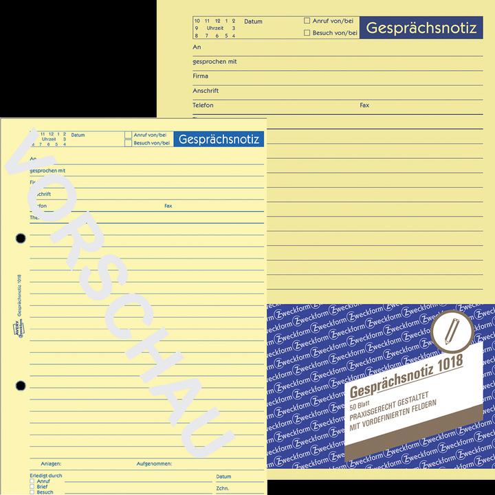 Produktbild Avery Gesprächsnotiz (50 x)