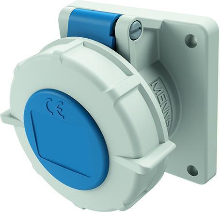 Produktbild Mennekes MEN 1708 Anbausteckdose TwinCONTACT 16A 3p 6h 230V IP67