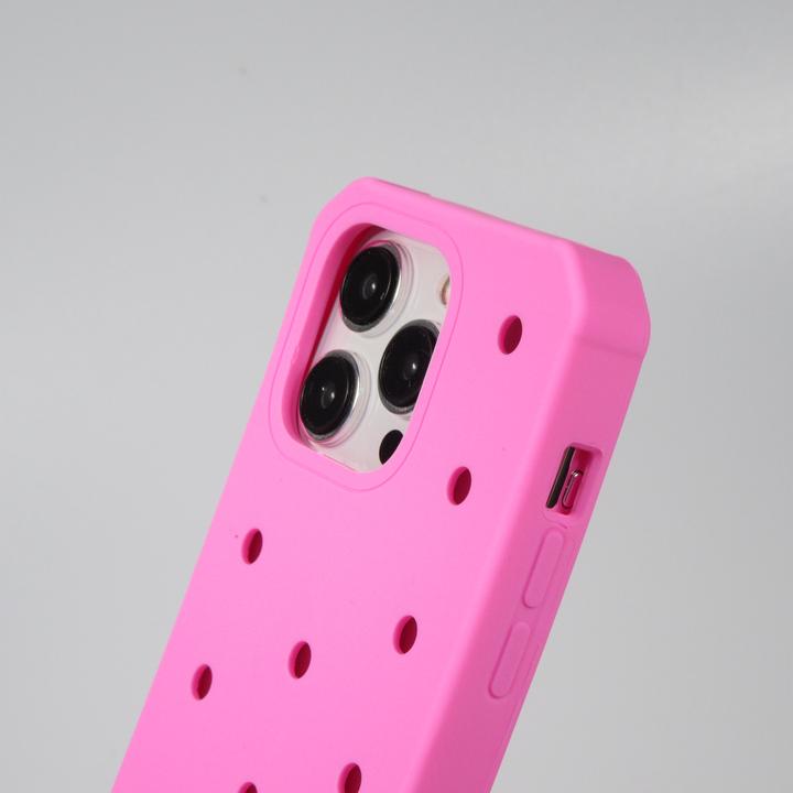 Immagine prodotto PhoneLook Coperchio Coperchio in silicone spesso con fori per l'inserimento di adesivi (Apple iPhone 14 Pro)