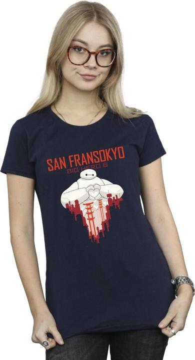 Produktbild Disney Big Hero 6 Baymax San Fransokyo Heart TShirt (L)