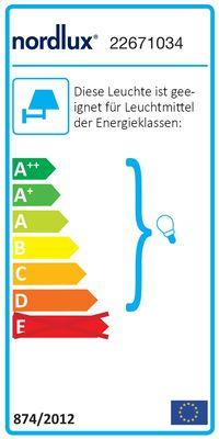 Etichetta energetica Nordlux Lussemburgo (E27)