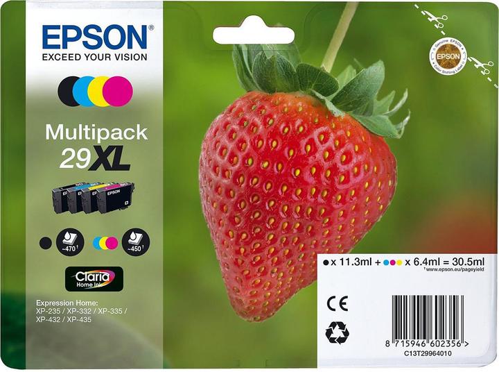 Immagine prodotto Epson 29XL Claria Home (M, FC, C, Y)