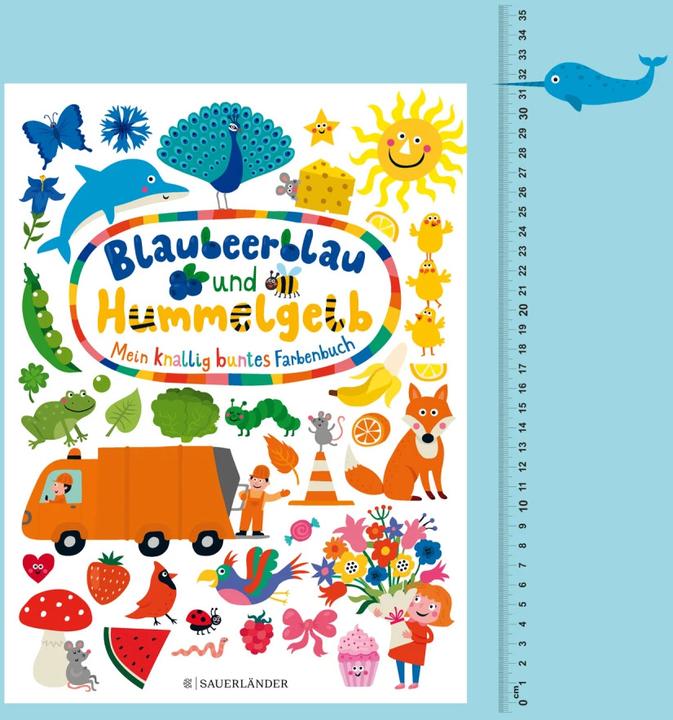 Actual product image Blaubeerblau und Hummelgelb Mein knallig buntes Farbenbuch (German)