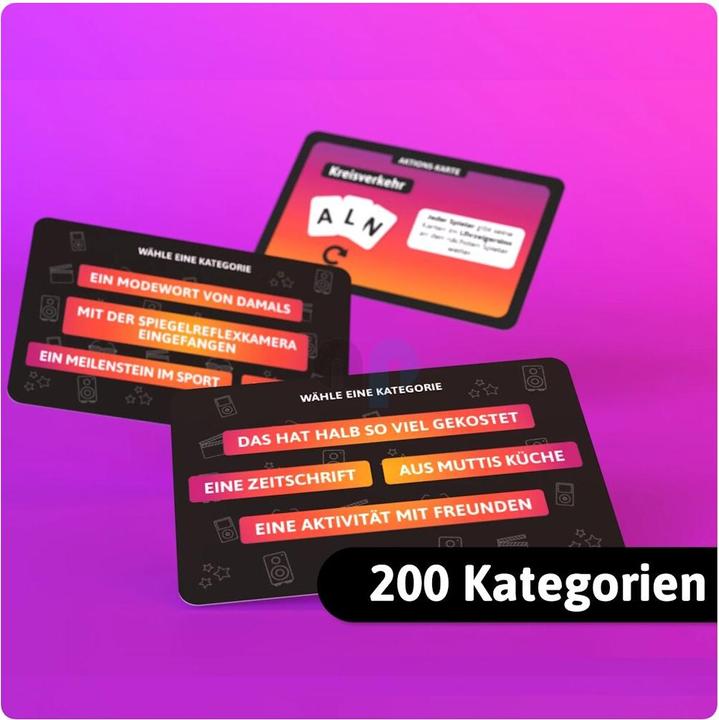 Produktbild Denkriesen DENRKIESEN - STADT LAND VOLLPFOSTEN® - Das Kartenspiel – 70/80/90 EDITION - "Früher war alles bes (Deutsch)