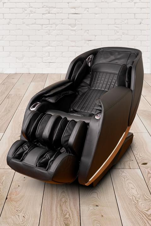 Produktbild PureHaven Massage-Sessel 180x77x55 cm Knet- & Klopfmassage Heizfunktion Bluetooth USB Sprachsteuerun