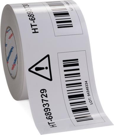 Produktbild HellermannTyton Kennzeichnungsetiketten TAGR1TD-1213-WH/50m