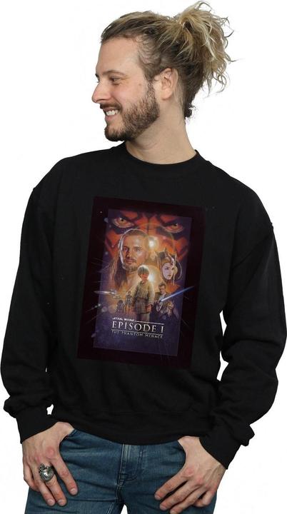 Immagine prodotto Star Wars Episode I Movie Poster Felpa Uomo (XL)