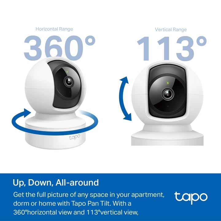 Produktbild TP-Link WRL CAMERA PAN/TILT/TAPO C202 (1920 x 1080 Pixels)