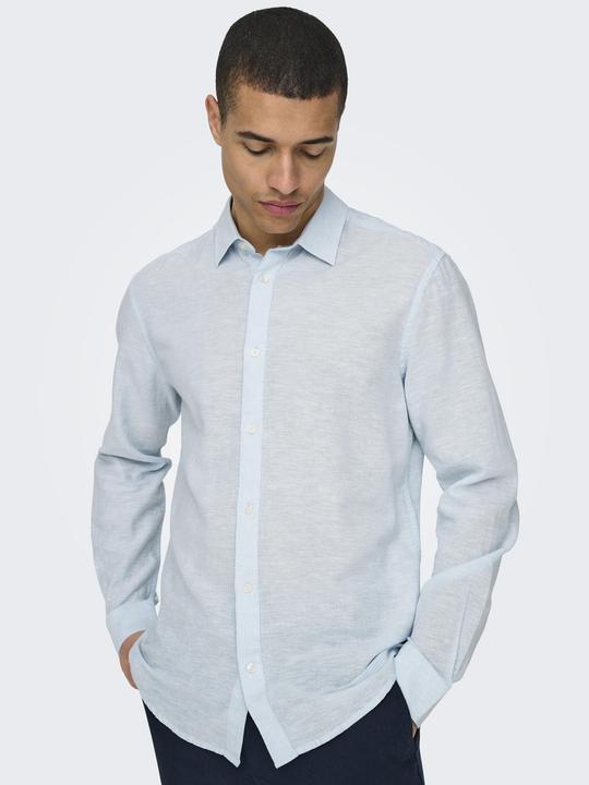 Actual product image Only & Sons Slim fit shirt collar shirt shirt shirt (M)