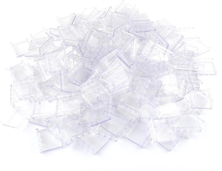 Produktbild LEGO 1x4x3 Fenster Panele Transparent fuer Haus, Gebaeude - 60581 NEU! Menge 10x (60581, LEGO Classic)