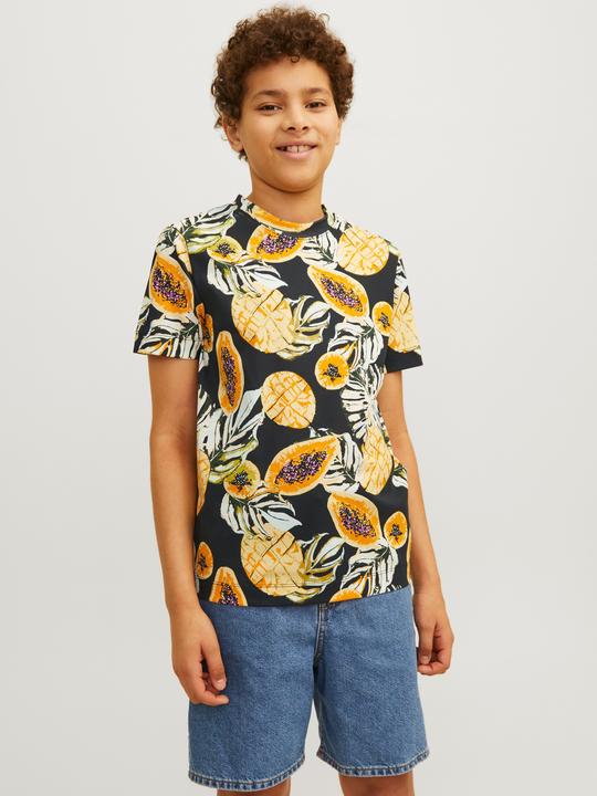 Actual product image Jack & Jones Jortampa Aop Tee Ss Crew Neck Jnr (140)