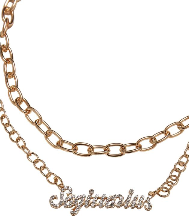 Image du produit Urban Classics Diamond Zodiac Golden Necklace - 17138 (Fer, Zinc)