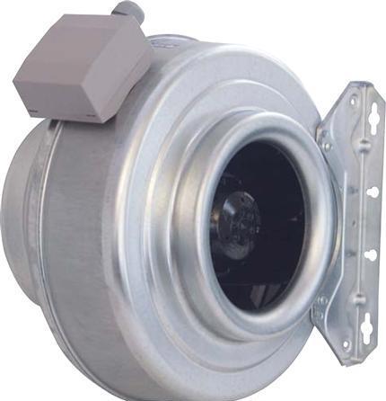 Systemair Ventilatore da condotto K100 XL Sileo con staffa, 50-60 Hz, 230 V, 52-65 W. Uscita aria max. 2