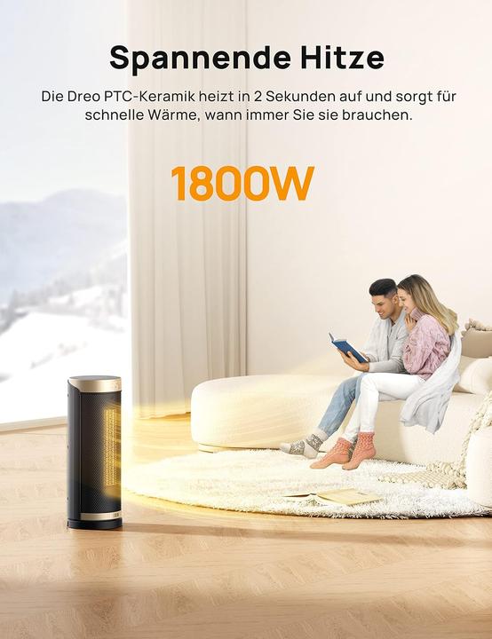 Productafbeelding Dreo Solaris Slim H3 (1800 W)