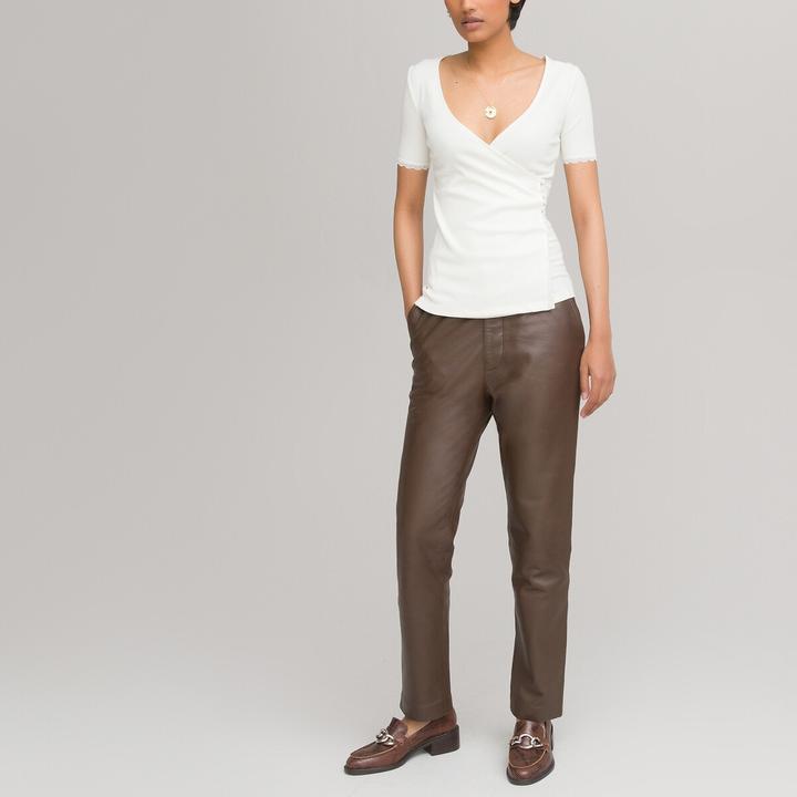 Image du produit La Redoute Collections Pantalon en cuir (44)