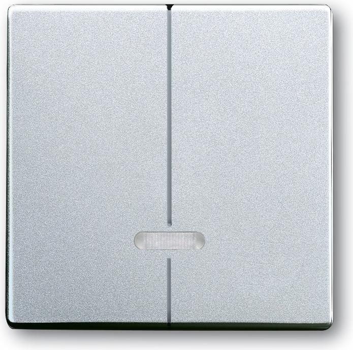 Produktbild Busch-Jaeger future linear Abdeckung 6545-83 f.Memory-Seriendimmer alusilber